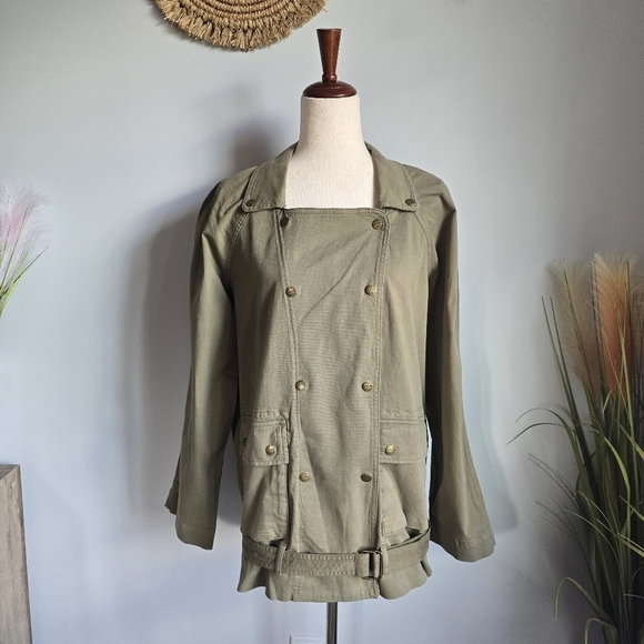 Current/Elliott, New, Olive Green The Regiment Utility Army Jacket SZ Medium - Picture 11 of 12